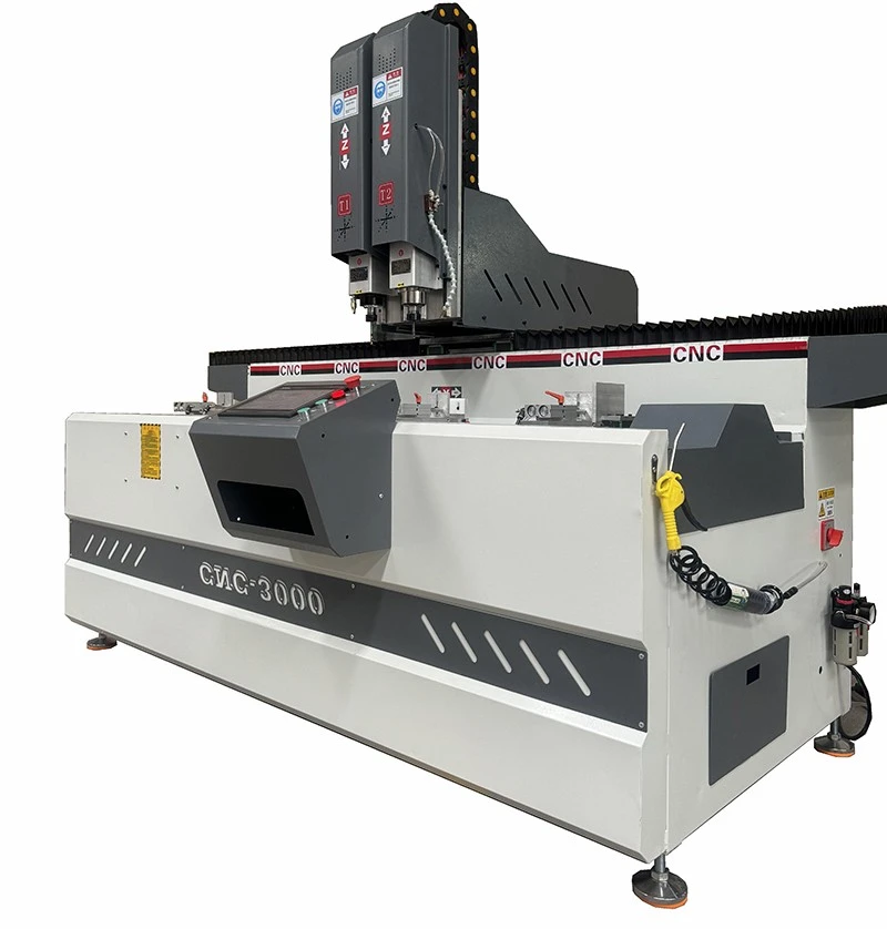 3m Dual-Head CNC Router With Flip factory